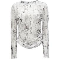 VERO MODA 325102013 喇叭袖中国风印花 女士T恤