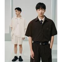 零压系列 2024夏GXG速干透气休闲男士翻领短袖衬衫男
