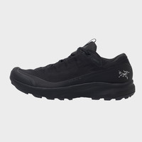 ARC'TERYX 始祖鸟 AERIOS FL GTX GORE-TEX 防水 男子 徒步鞋 BLACK/PILOT/黑色/航空灰 7.5
