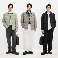 GXG 24年冬季 灯笼格羽绒服 咖色 L
