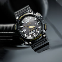 CASIO 卡西欧 旗舰店卡西欧运动手表男女官方限量情侣款太阳能 AQ-S810运动防水潮