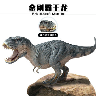 贝诺尼疯狂侏罗纪 恐龙玩具霸王龙仿真动物 大恐龙套装模型软胶实心 嘴巴可动 男孩 异特龙