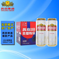燕京啤酒 U8小度酒 500ml*12听