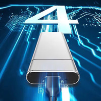 闪迪（SanDisk）电脑手机通用4T存储移动硬盘8TB高速大容量2t硬盘1TB固态小巧 2TB黑+4