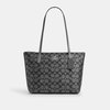 COACH 蔻驰 女包 经典标志女士中号单肩手提托特Tote包购物袋 炮铜色CW396SVNI