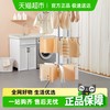 卡贝 L06B012灰 置地晾衣架 不锈钢 中号 军绿色 多功能