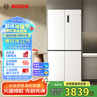 博世 BOSCH 497升十字对开四门超薄微平嵌入式冰箱 净味变温一级能效K1EC49208C
