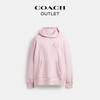 COACH 蔻驰 奥莱 男女通用 宽大型经典标志 CREST连帽卫衣 CY364_PIN