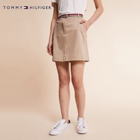 TOMMY HILFIGER 女装直筒商务休闲通勤半身裙 WW0WW38478