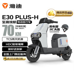 雅迪 E30 电动自行车 铅酸电池 长续航