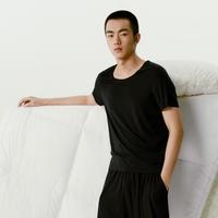 【无痕】GXG夏季男士睡衣袖T恤短家居服运动打底衫男柔软亲肤