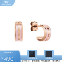 Daniel Wellington 丹尼尔惠灵顿 DanielWellington）DW耳饰女 职场通耳钉时尚女友饰品  粉色DW00400179