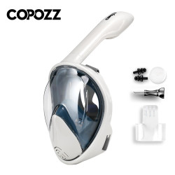 酷破者 Copozz 浮潜装备面罩三宝潜水眼镜儿童成人近视全脸呼吸干式面镜