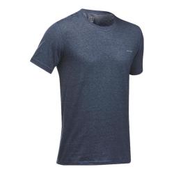 迪卡侬 T恤上衣训练服NH500男跑步训练服徒步衣5158515 深蓝色 L