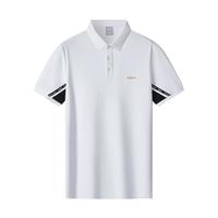 卡宾男装 索罗那凉感polo衫2024夏短袖LOGO刺绣上衣休闲通勤A 米白色12 S (165) 46