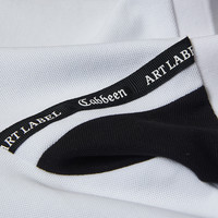 卡宾男装 索罗那凉感polo衫2024夏短袖LOGO刺绣上衣休闲通勤A 米白色12 XL (180) 52