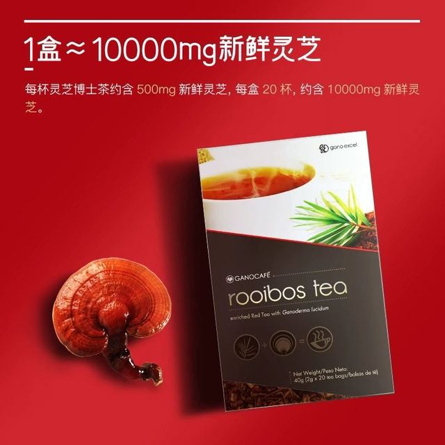 赤点 Gano Excel 灵芝博士茶草本南非养生马来西亚进口[临期]