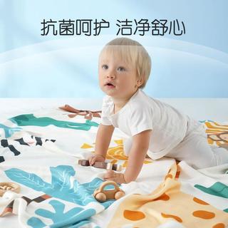 婴幼儿A类印花多功能午睡毯四季午休盖儿童卡通毛毯办公室午睡毯