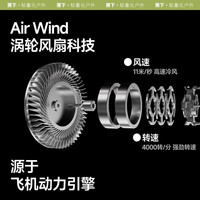 蕉下 Beneunder挂脖风扇usb便携式大容量焦下懒人手持小型夏天充电无叶户外