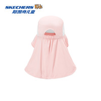 Skechers斯凯奇男女渔夫帽户外凉感透气夏季遮阳帽面罩时尚防晒帽 山茱萸粉/00Z2