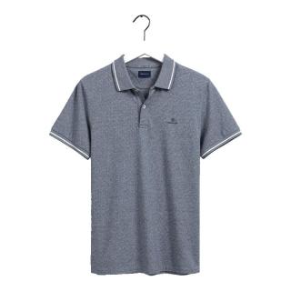 甘特夏季男士时尚条纹休闲翻领短袖Polo衫|