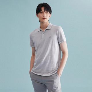 甘特夏季男士时尚条纹休闲翻领短袖Polo衫|