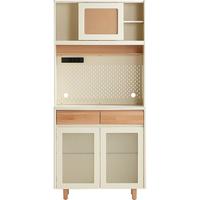 林氏家居餐边柜一体靠墙柜子储物柜茶水柜收纳柜理想家系列厨房碗柜UD1T 【0.6*1.96m】UD2T餐边柜