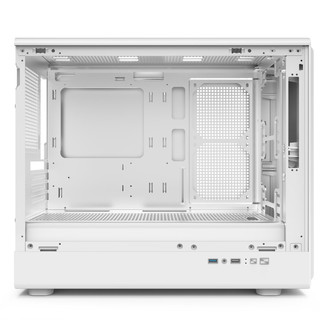 动力火车（PowerTrain）智界360白色立式MATX机箱台式电脑360水冷主机外壳 玻璃侧透 显卡限长420MM 支持10把12CM风扇 智界360白色【MATX/360水冷】