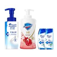 海飞丝泡沫洗发水泡沫沐浴露洗护沐浴套装