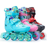 米高轮滑鞋儿童全套装专业初学者溜冰鞋女童溜冰鞋旱冰鞋男童S3