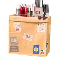 收纳盒桌面ins加厚牛皮纸收纳袋文具抽屉杂物分装整理小盒子