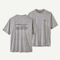 Patagonia 巴塔哥尼亚 男士Cap Cool Daily春夏新款户外 C1 速干短袖T恤巴塔哥尼亚45235 45235-SKFE羽灰色 M