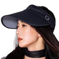 后益（HOII）后益hoii时尚轻巧遮阳帽空顶防晒帽子女防紫外线夏季大帽檐太阳帽