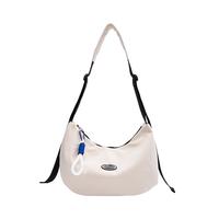 轻便简约单肩包大容量饺子包背包男女款通勤斜挎包轻便邮差包