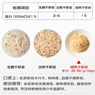 良时海 大连地标 虾皮100g 净重 虾米干海产干货 源头直发 虾皮100g 源头直发