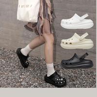 百亿补贴：crocs 卡骆驰 王俊凯同款经典泡芙洞洞鞋男沙滩鞋拖鞋女鞋休闲鞋