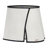 速比涛(Speedo)女士泳衣摩登派系列外搭开叉短裙宽松A字裙女 白色/黑色 36