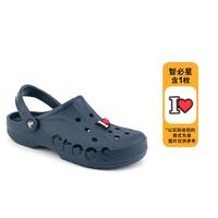 crocs 卡骆驰 女凉鞋 男女款休闲沙滩轻便舒适洞洞鞋套装 含鞋花