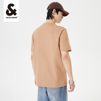 【清仓短袖T恤3】杰克琼斯夏季潮流印花短袖T恤纯棉透气凉爽 185/104A/XL 本白色224201034A06