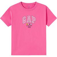Gap女装夏季洋气精梳棉logo美式短袖T恤纯棉宽松上衣465249
