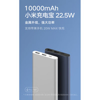 小米 Xiaomi MI）移动电源充电宝10000mAh大容量 22.5W Type-C双向快充可上飞机多口输出