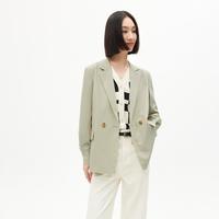【薄荷曼波】西装外套女秋季女气质纯色优雅通勤款宽松西服女