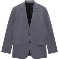 【斯文系列】冬季正装系列绵羊毛混纺烟灰商务休闲西装西服男