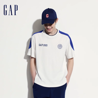 Gap男装夏季款纯棉大G拼接logo棒球帽复古运动鸭舌帽545413