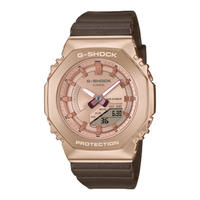 CASIO 卡西欧 女日韩表金属表盘珍珠漆轻奢腕表优雅夏日度假配饰 GM-S2100CB-5AJF