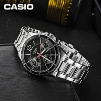 CASIO 卡西欧 Analogue指针系列 41.25毫米石英腕表 MTP-1374D-1AVDF