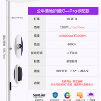 公牛 Pro标配款 公牛落地大路灯 120W 无极调光 紫光激发