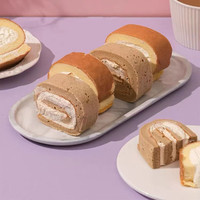 移动端、京东百亿补贴：史蒂芬 Stevison 史迪芬 拿铁原味瑞士卷双拼 750g 12块