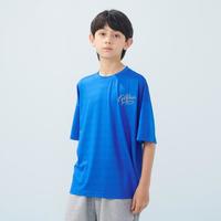 HOO 夏季简约LOGO印花轻薄透气舒适男童短袖T恤