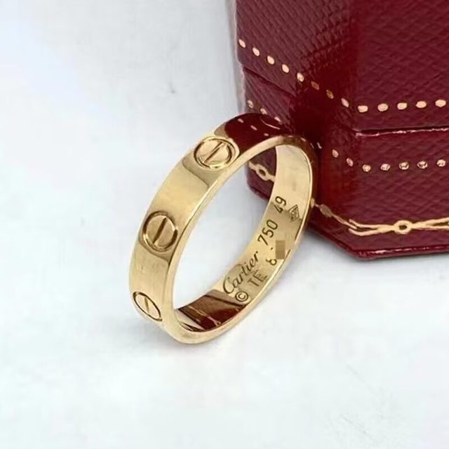 Cartier 卡地亚 LOVE戒指 3.6毫米宽 B4085000 18K黄金色